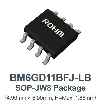 ROHM首款面向高耐压GaN器件驱动的隔离型栅极驱动器IC开始量产(图1)